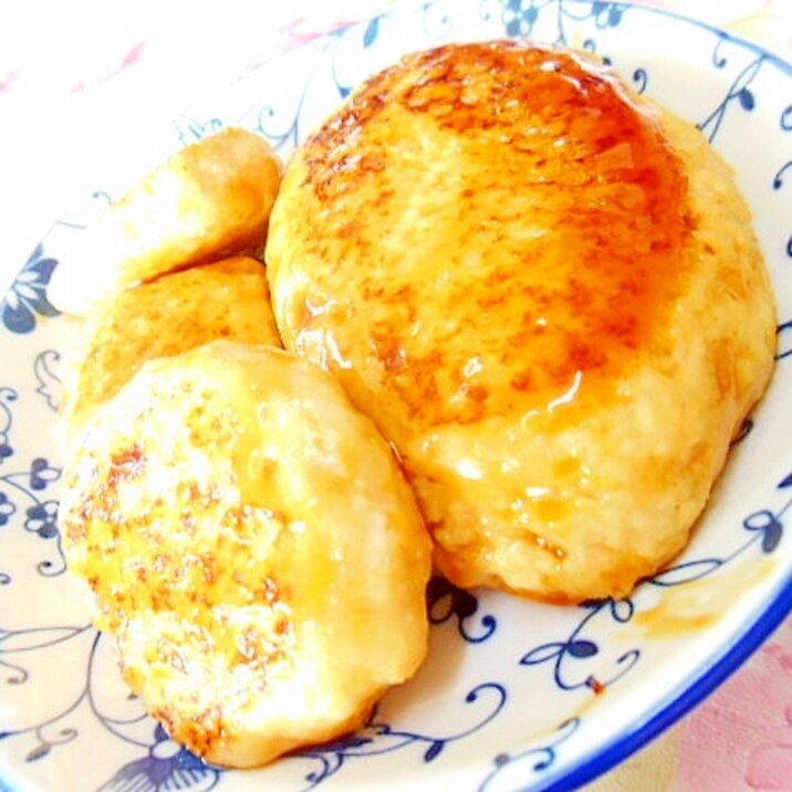 ❤薩摩芋と鶏と豆腐の甘辛ハンバーグ❤